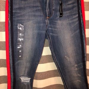 Express Ankle High Rise Jeans